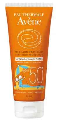Avène Latte Bambini SPF 50+ 100 ml – Protezione Molto Alta per Pelle Sensibile