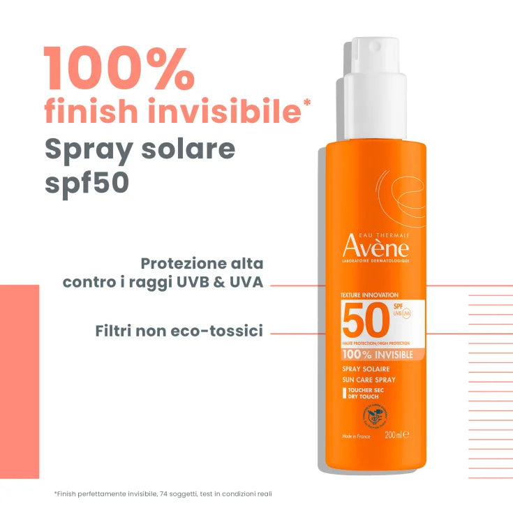Spray Solare Corpo Spf50 100% Invisible Avène 200ml