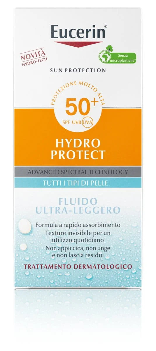 Eucerin Sun Face Hydro Protect Fluido Ultra-leggero SPF 50+ - Farmacia Maria Cristina