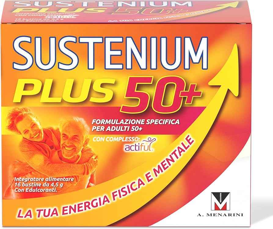 Sustenium plus 50+ formulazionespecifica per adulti con complesso actiful
