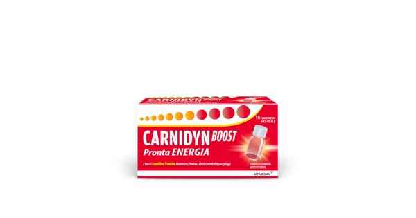 Carnidyn boost-Pronta energia-10 flaconcini