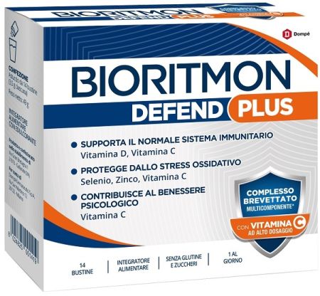 Bioritmon Defend Plus Integratore Sistema Immunitario, 14 Bustine