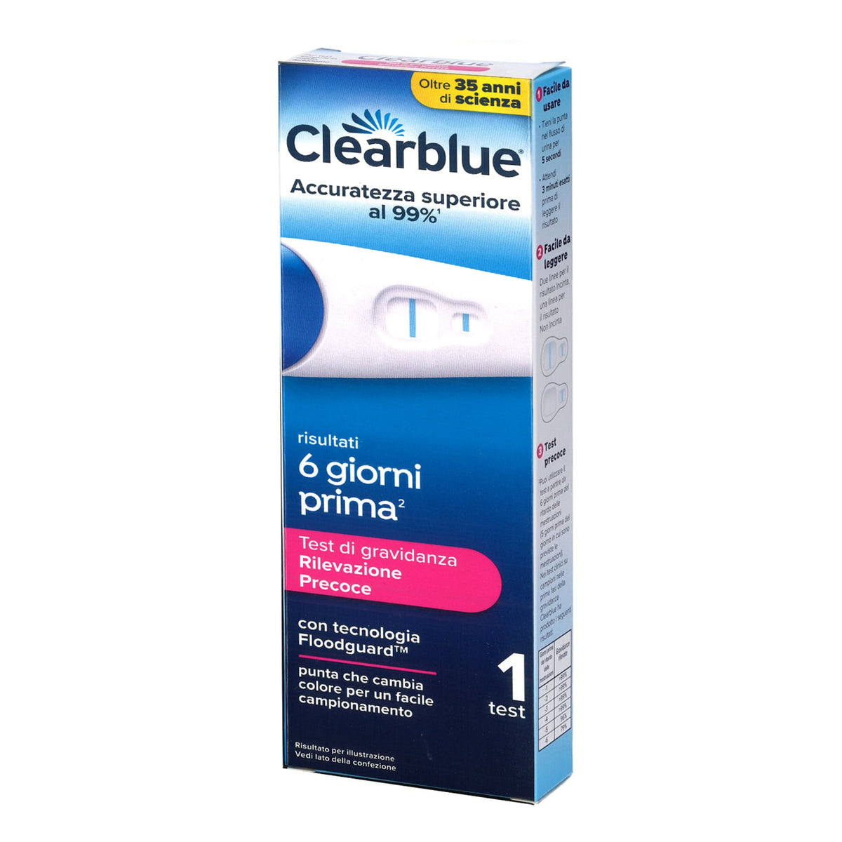 Clearblue test di gravidanza rilevazione precoce