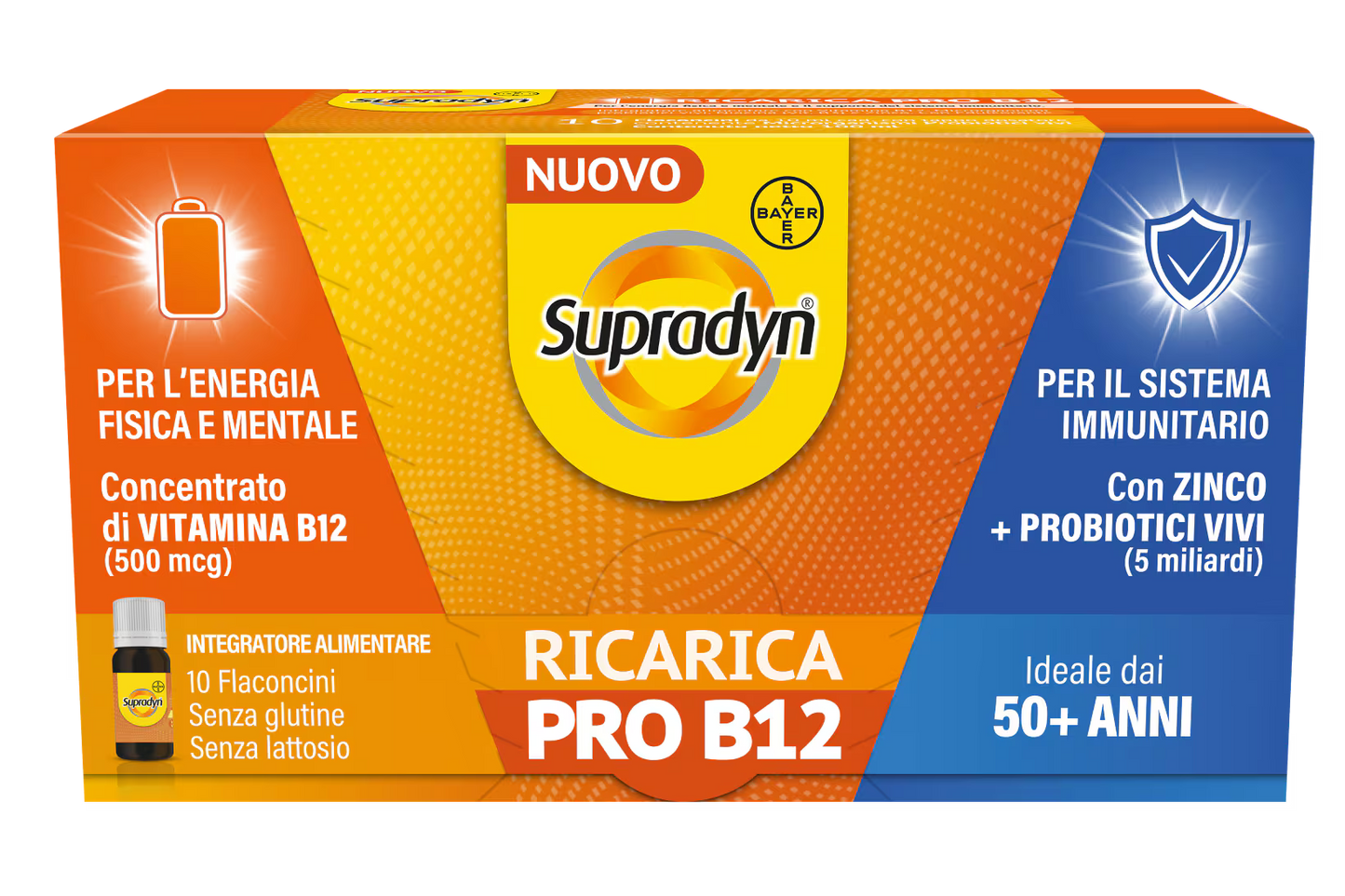 Supradyn Ricarica PRO B12: supporto immunitario dopo i 50 - Farmacia Maria Cristina