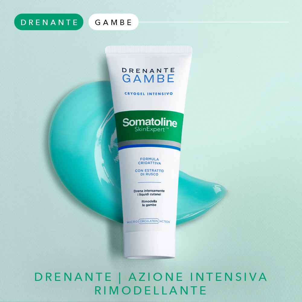 SOMATOLINE-DRENANTE GAMBE CRYOGEL INTENSIVO FORMULA CRIOATTIVA