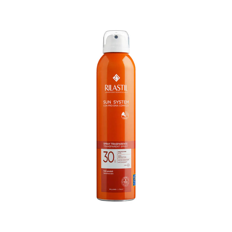 Rilastil Sun System Spray Trasparente SPF 30 con Pro-DNA Complex