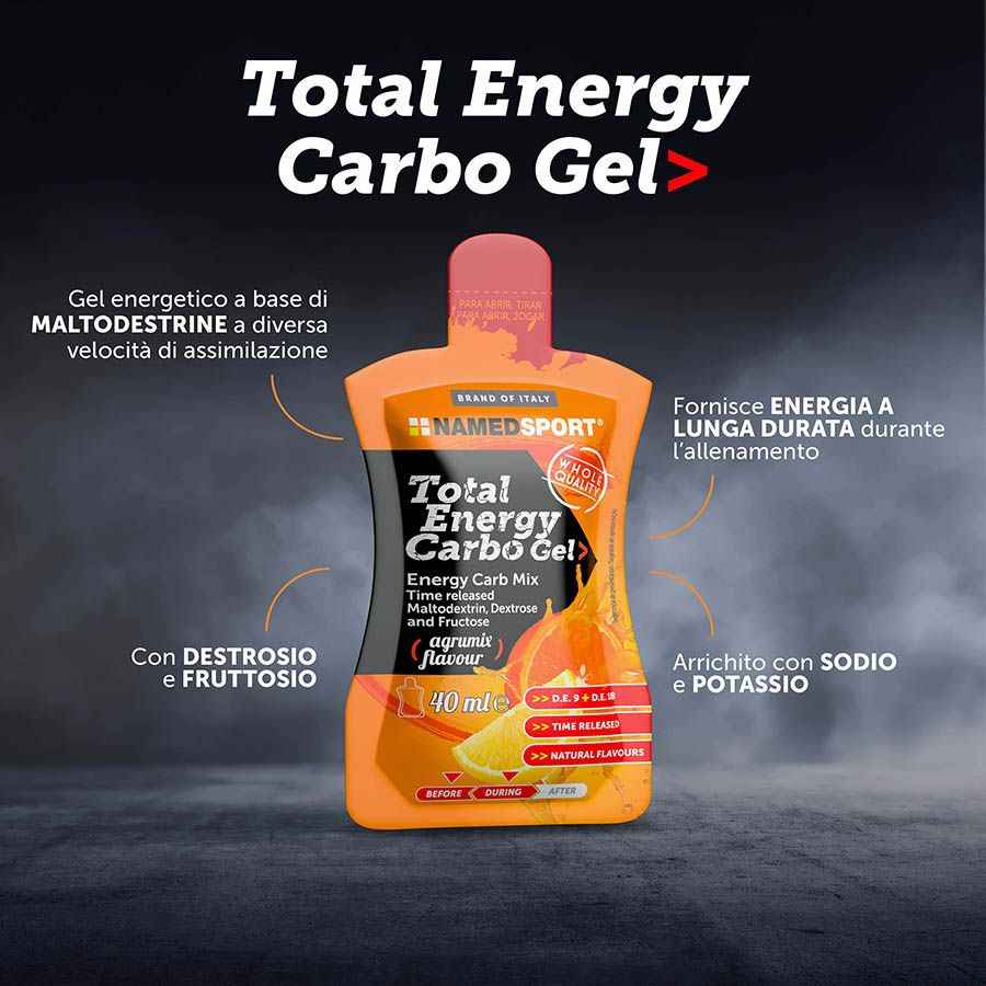 TOTAL ENERGY CARBO GEL AGRUMIX FLAVOUR
