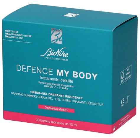 DEFENCE MY BODY TRATTAMENTO CELLULITE CREMA-GEL DRENANTE RIDUCENTE