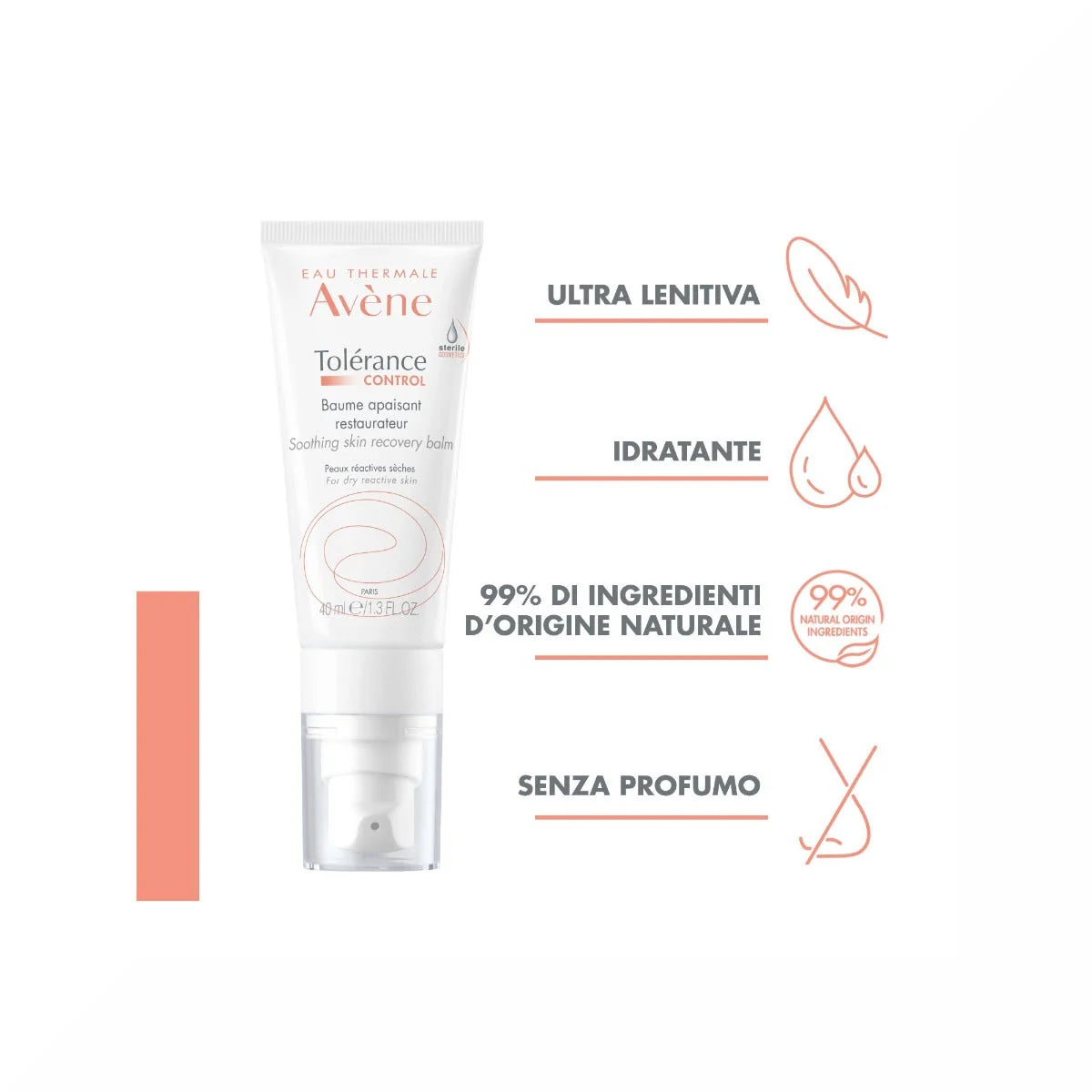 Tolérance CONTROL Balsamo Lenitivo Riequilibrante Cosmetico Sterile®