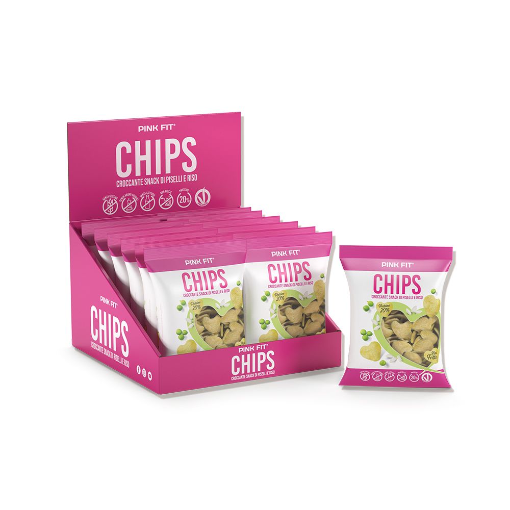 CHIPS CROCCSNTE SNACK DI PISELLI E RISO
