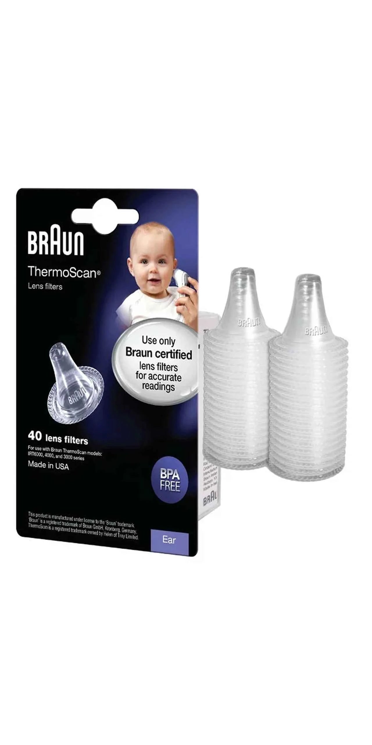 Cappucci Igienici Braun Thermoscan per Termometri – Confezione Sicura e Igienica