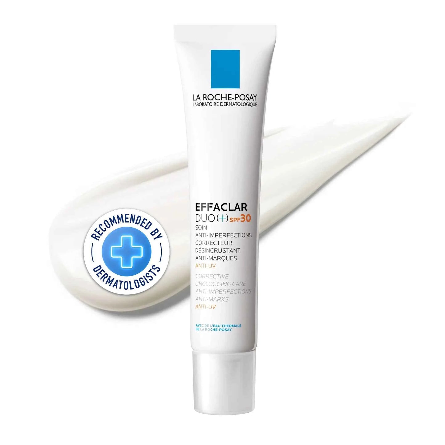 La Roche-Posay Effaclar Duo (+) SPF 30 – Trattamento Anti-Imperfezioni con Protezione Solare - 40ml