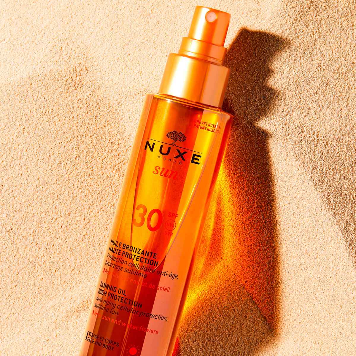 Nuxe Sun Huile Solaire Bronzante SPF 30