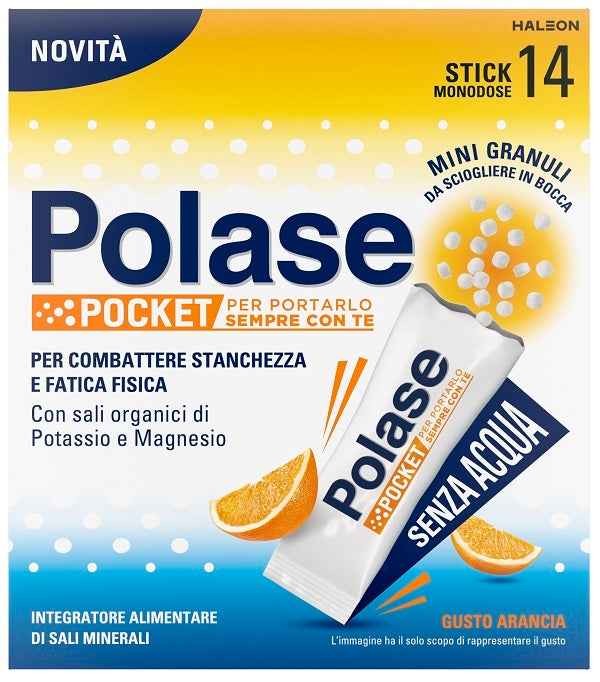 Polase pocket-14 stick monodose-gusto arancia