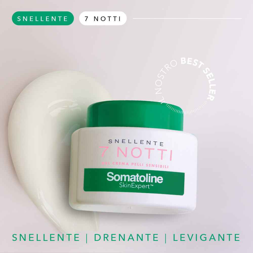 SOMATOLINE- SNELLENTE 7 NOTTI GEL CREMA PELLI SENSIBILI