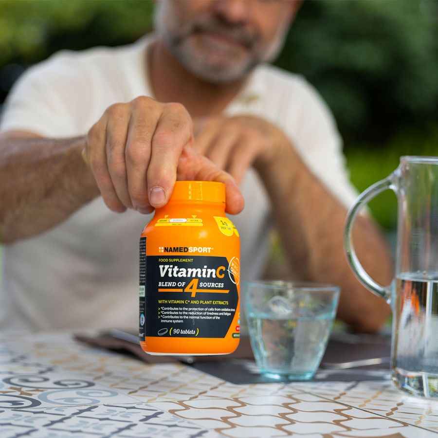 FOOD SUPPLEMENT VITAMIN C BLEND OF 4 SOURCES