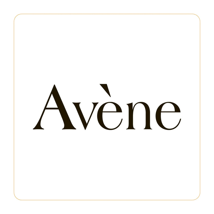 Logo Avène su sfondo bianco, brand cosmetici e dermocosmesi per farmacia online