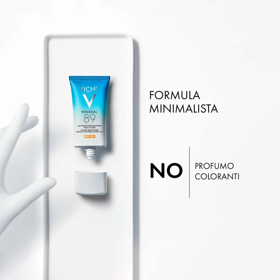 Mineral89 FLUIDO QUOTIDIANO BOOSTER DI IDRATAZIONE 72H SPF 50+