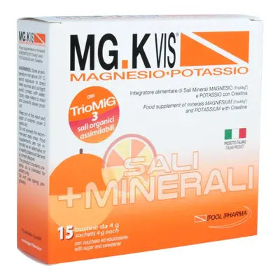 MG.K Vis + Sali Minerali 15 Bustine - Farmacia Maria Cristina