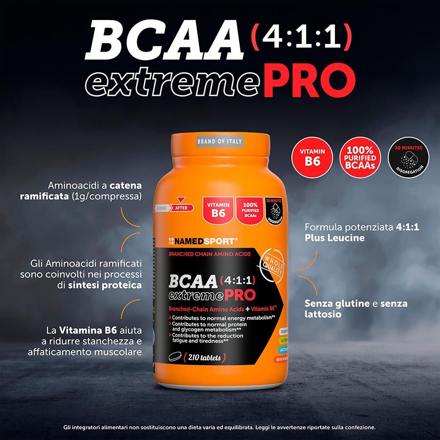 BCAA 4:1:1 extremePRO - 210cpr
