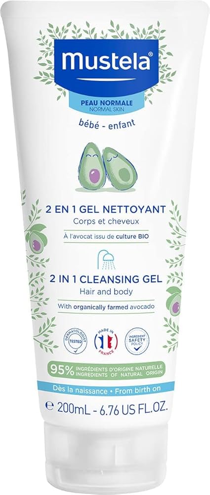 MUSTELA- 2 in 1 gel detergente corpo e capelli