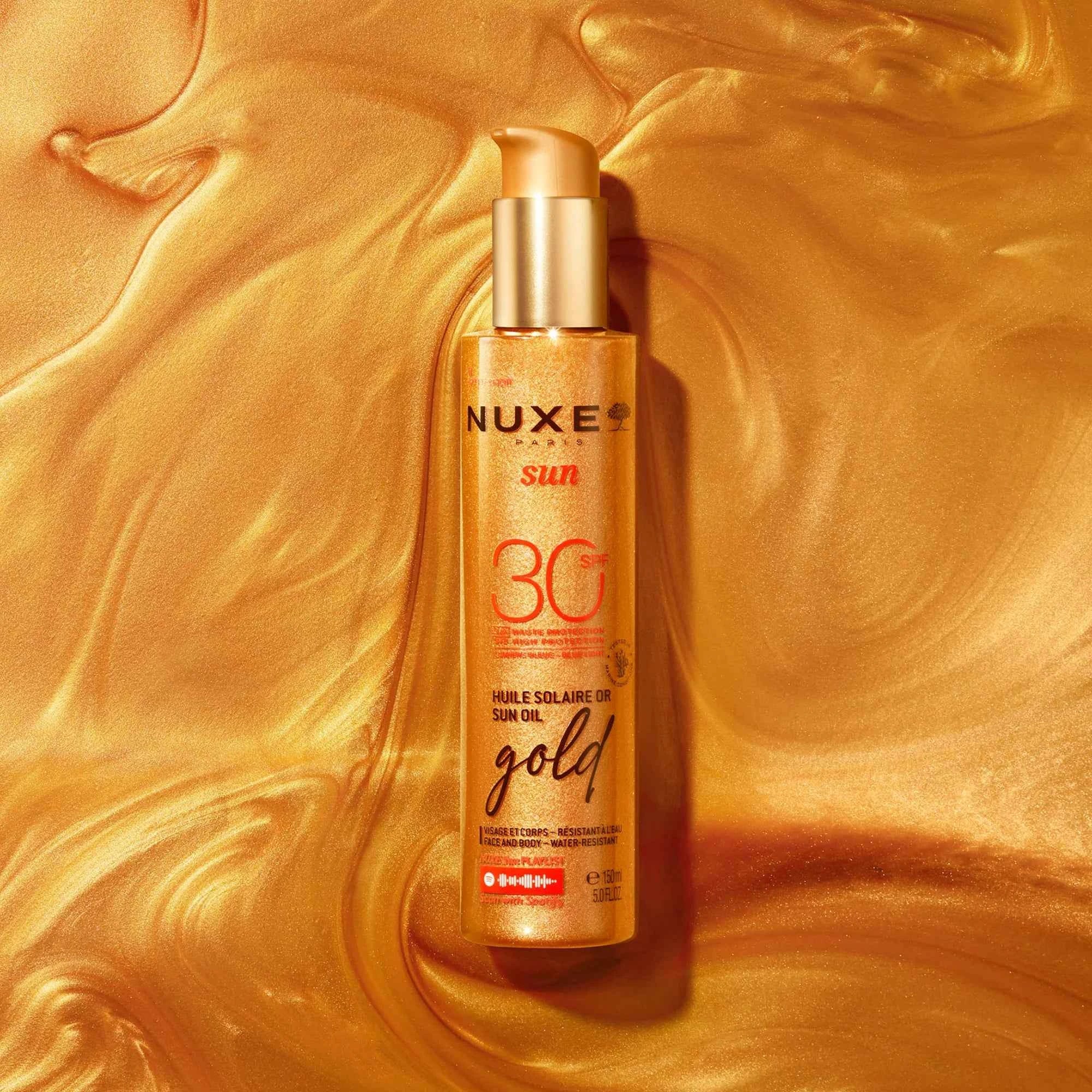 Nuxe Sun SPF 30 Huile Solaire Or Sun Oil Gold