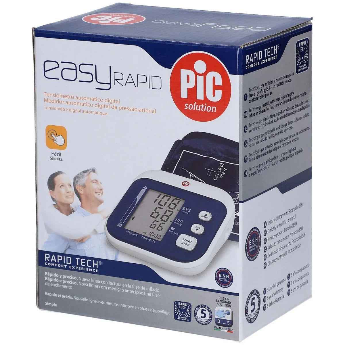 Pic Easy Rapid – Misuratore di Pressione Automatico da Braccio
