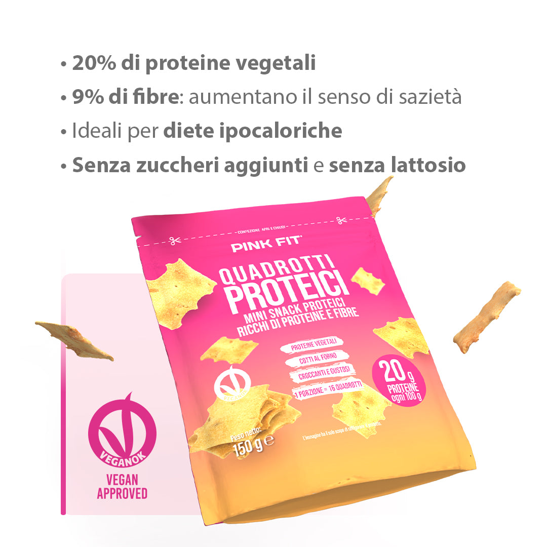 Pink Fit Quadrotti Proteici - Farmacia Maria Cristina