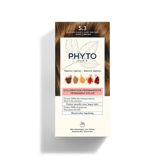 Phyto Hair Color5.3 Castano Chiaro Dorato Kit