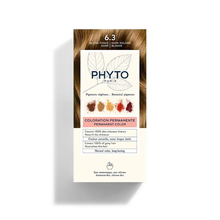 Phyto Hair Color6.3 Biondo Scuro Dorato Kit