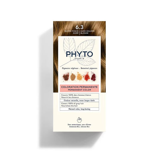 Phyto Hair Color6.3 Biondo Scuro Dorato Kit