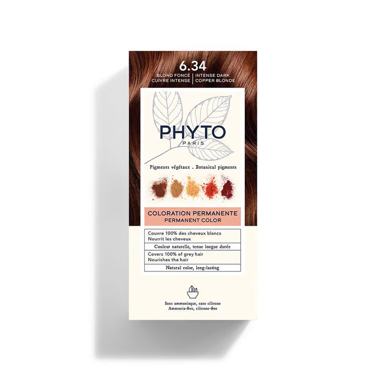 Phyto Hair Color6.34 Biondo Scuro Ramato Intenso Kit