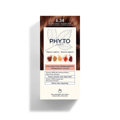 Phyto Hair Color6.34 Biondo Scuro Ramato Intenso Kit