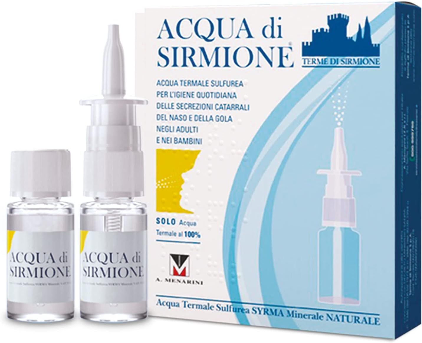 Acqua di Sirmione Soluzione Nasale 6 Flaconcini 15 ml - Farmacia Maria Cristina