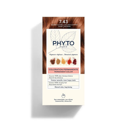 Phyto Hair Color 7.43 Biondo Ramato Dorato Kit