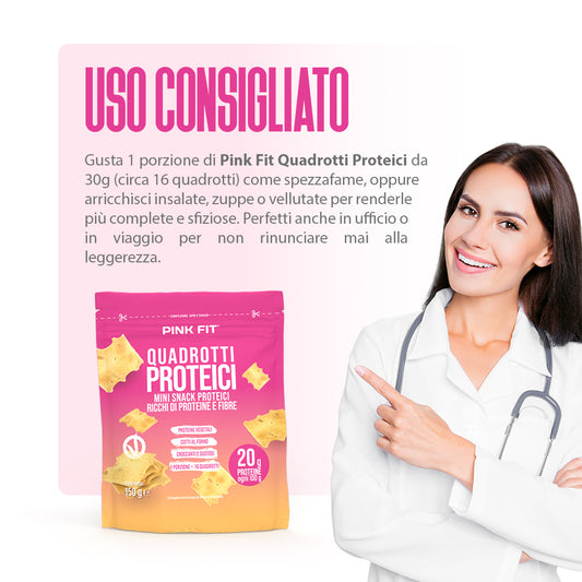 Pink Fit Quadrotti Proteici - Farmacia Maria Cristina