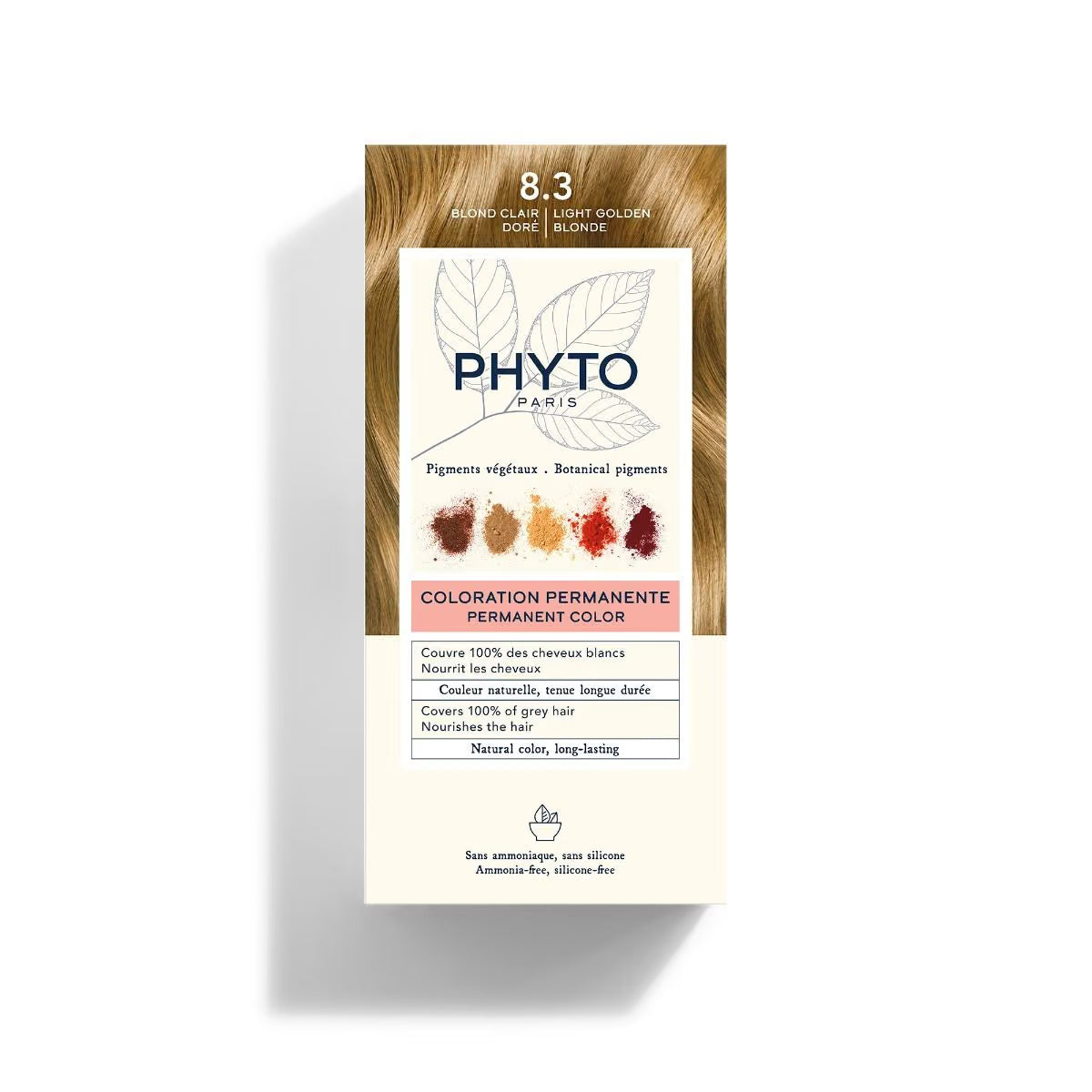 Phyto Hair Color 8.3 Biondo Chiaro Kit