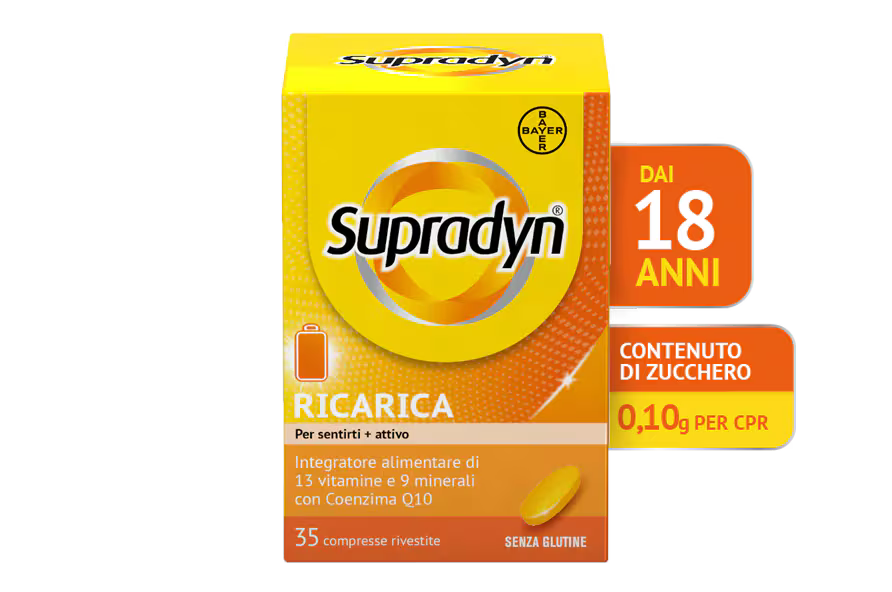 Supradyn® Ricarica: integratore effervescente multivitaminico - Farmacia Maria Cristina
