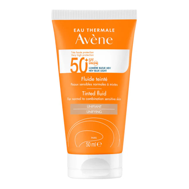 Avene Solari Fluido SPF50+ Colorato Flacone Con Erogatore 50ml - Farmacia Maria Cristina