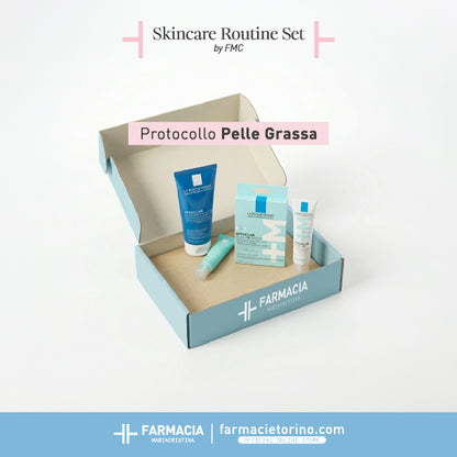 Protocollo Pelle Grassa | Skincare Routine Set by FMC | Trattamento Completo Purificante