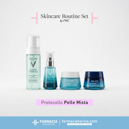 Protocollo Pelle Mista Skincare Routine Set by FMC - Equilibrio e Idratazione - Farmacia Maria Cristina