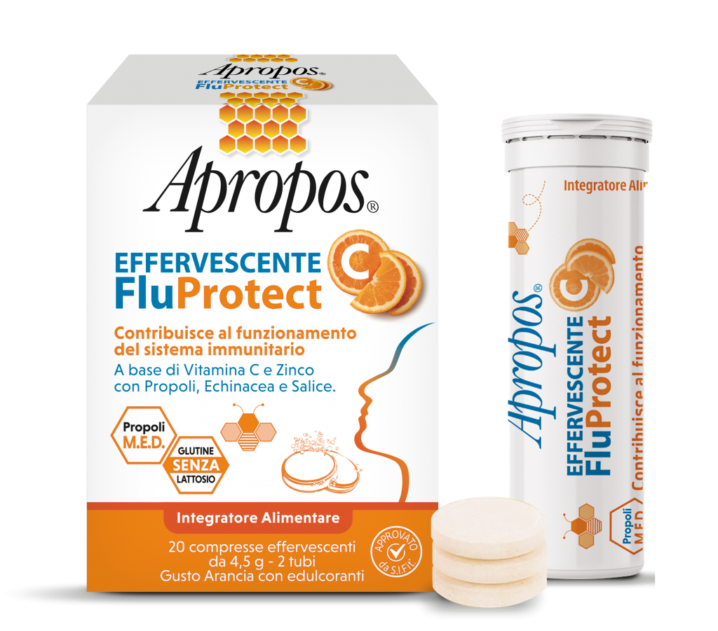 Apropos effervescente flu protect 20 compresse effervescenti