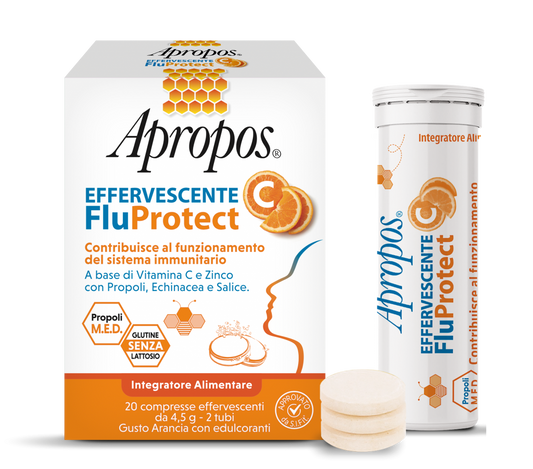 Apropos effervescente flu protect 20 compresse effervescenti
