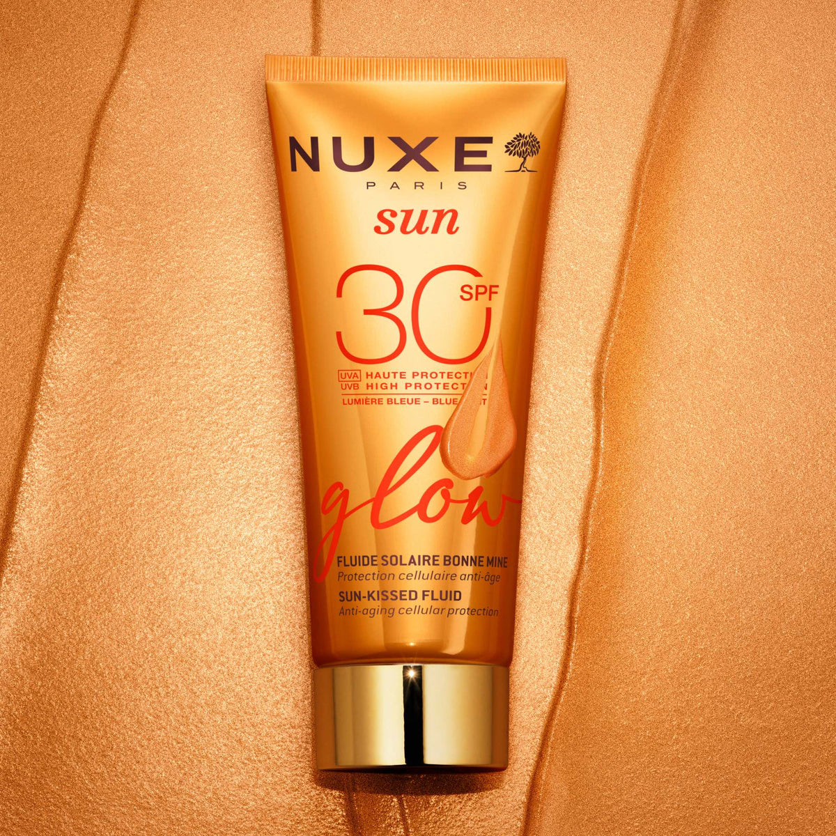 Nuxe Sun SPF 30 Glow Fluide Solaire Bonne Mine Protezione Illuminante 40 ml - Farmacia Maria Cristina