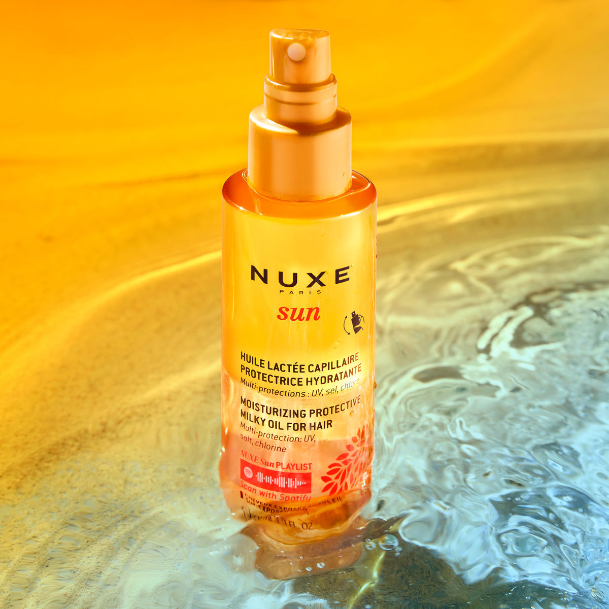 Nuxe Sun Huile Lactée Capillaire Protectrice Hydratante - Farmacia Maria Cristina