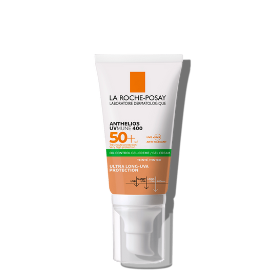 La Roche-Posay Anthelios UVMune 400 Gel-Crema Oil Control SPF50+ Colorato - Farmacia Maria Cristina