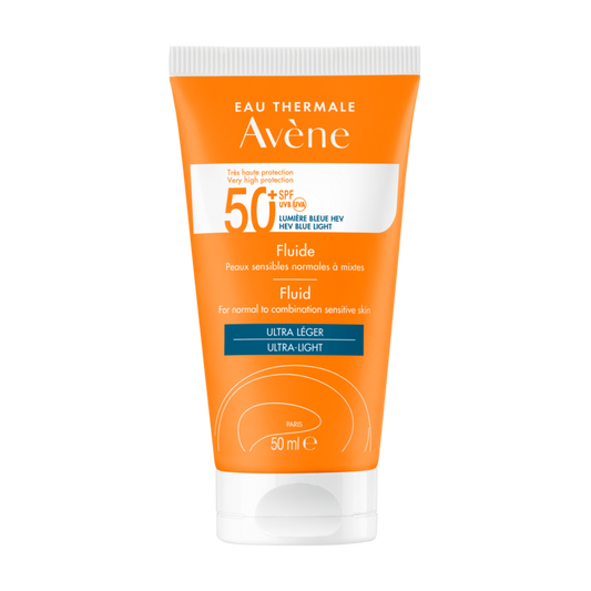 Avene Fluido Solare Viso Ultra leggero Spf 50+ 50 ML - Farmacia Maria Cristina