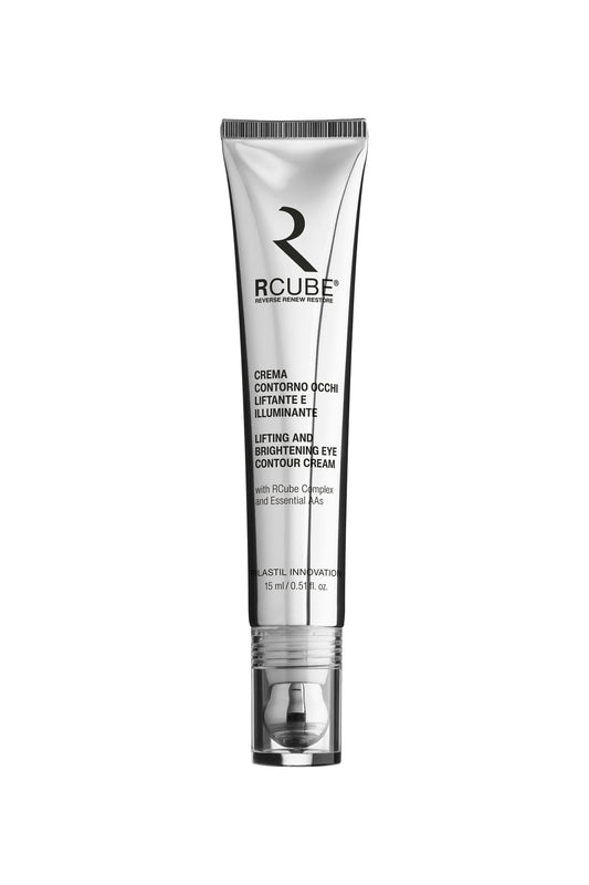 Rilastil Rcube Crema Contorno Occhi Liftante e Illuminante - Trattamento Anti-Rughe e Defaticante