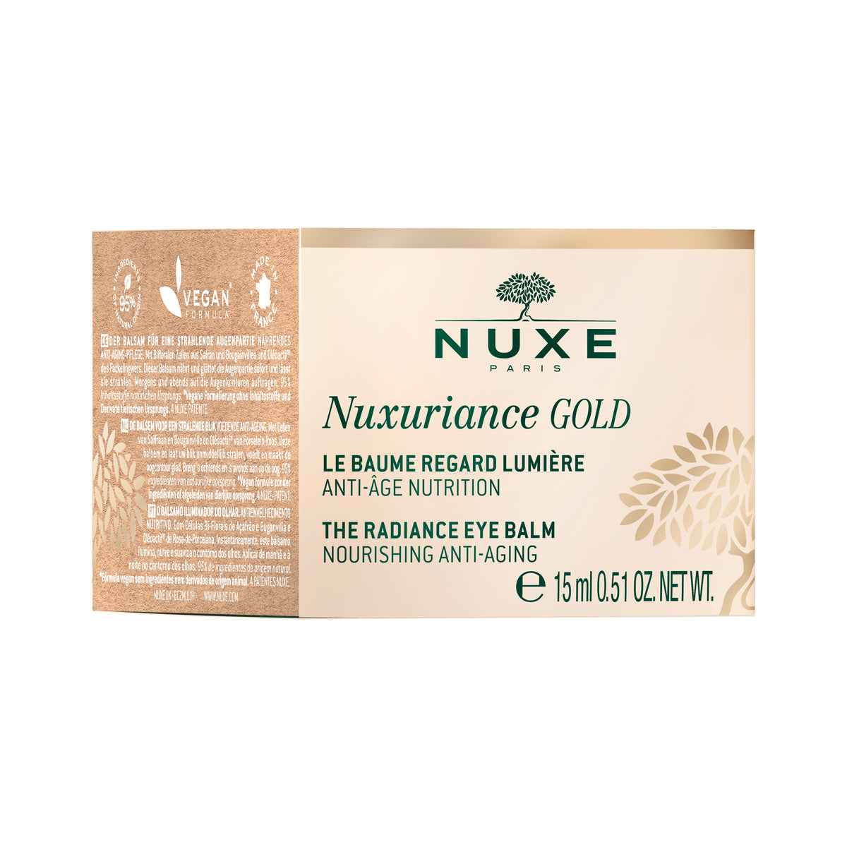 nuxuriance gold
Il Contorno occhi sguardo radioso