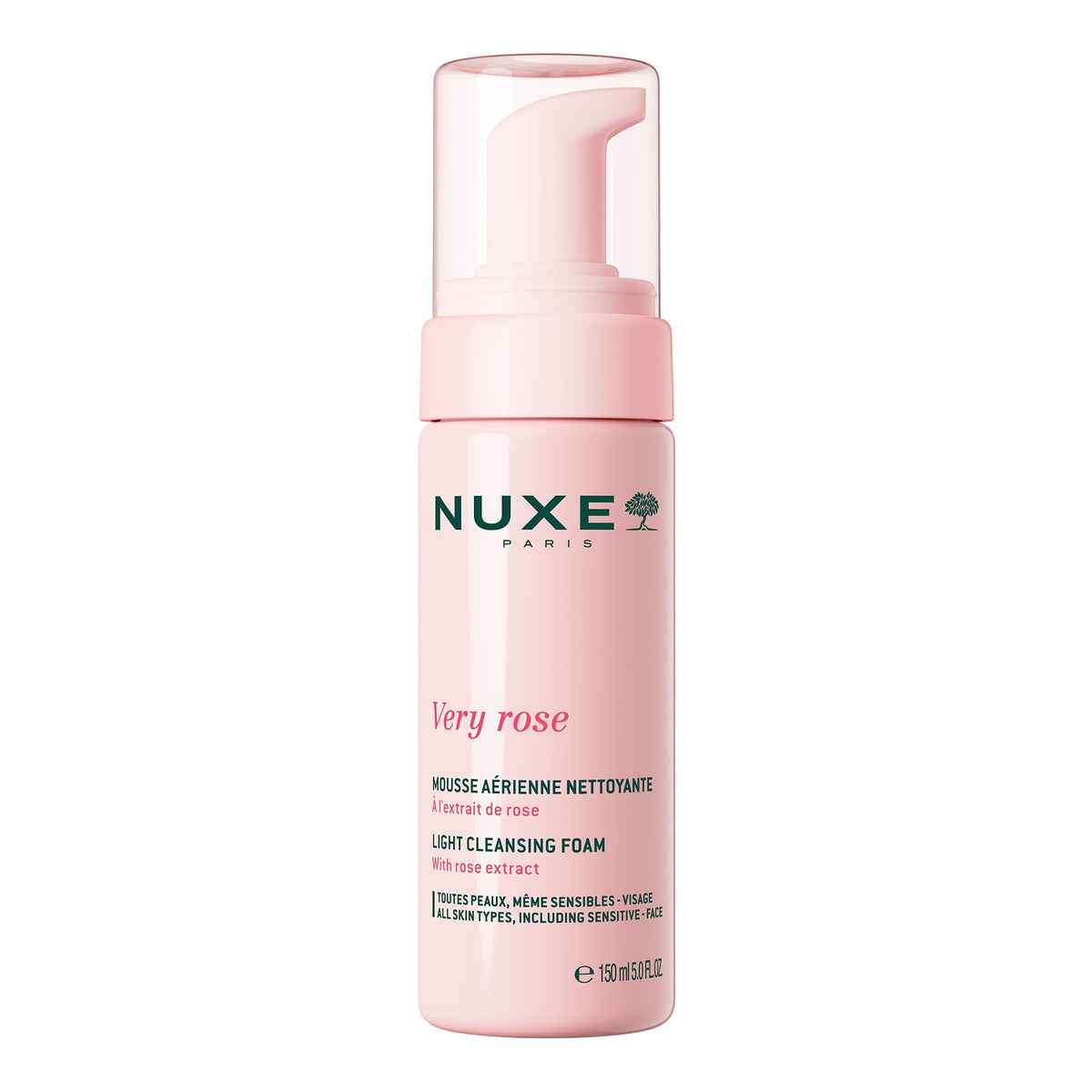 very rose
Mousse leggera detergente